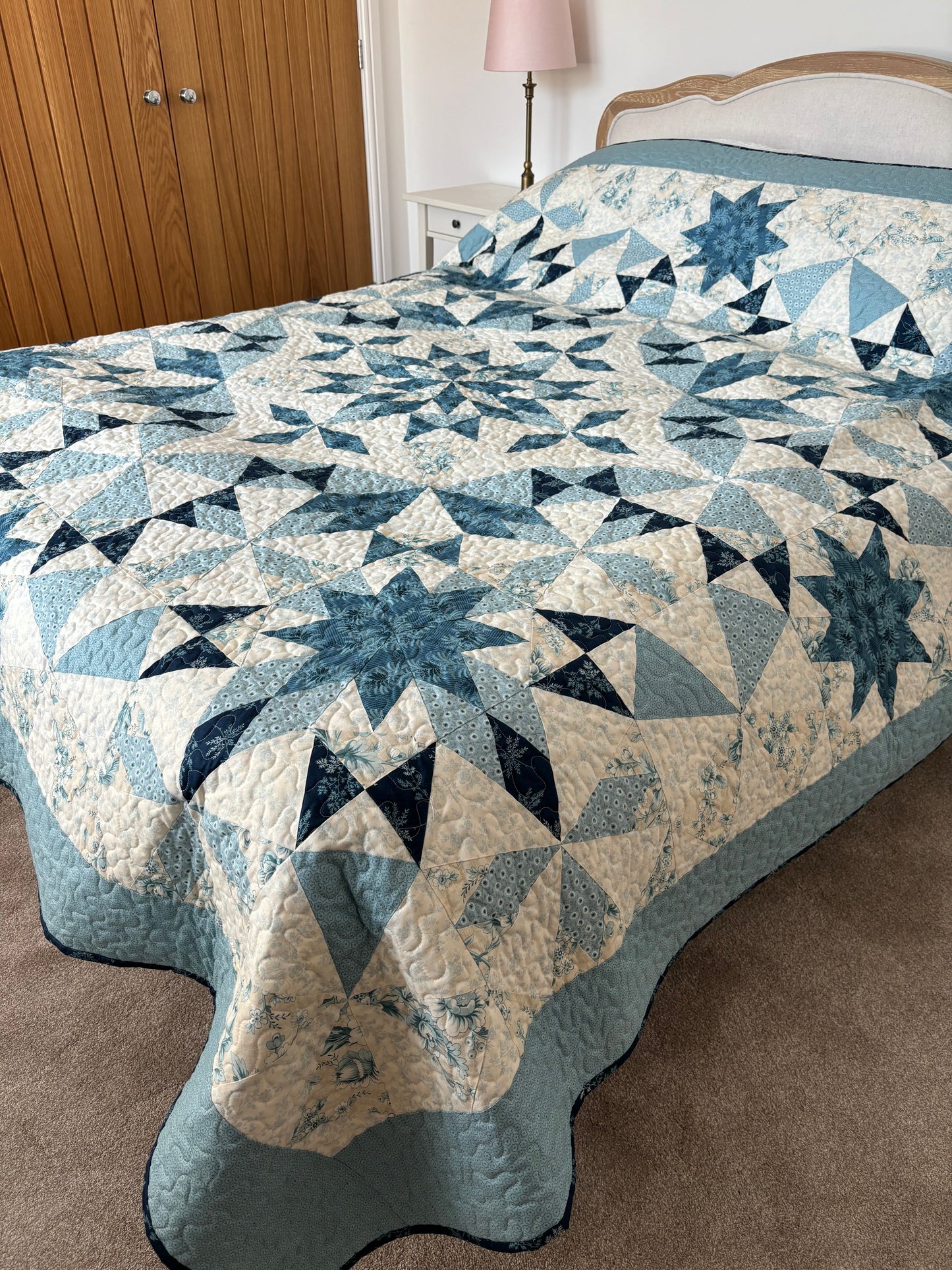 Handmade “Alaska” Patchwork Quilt