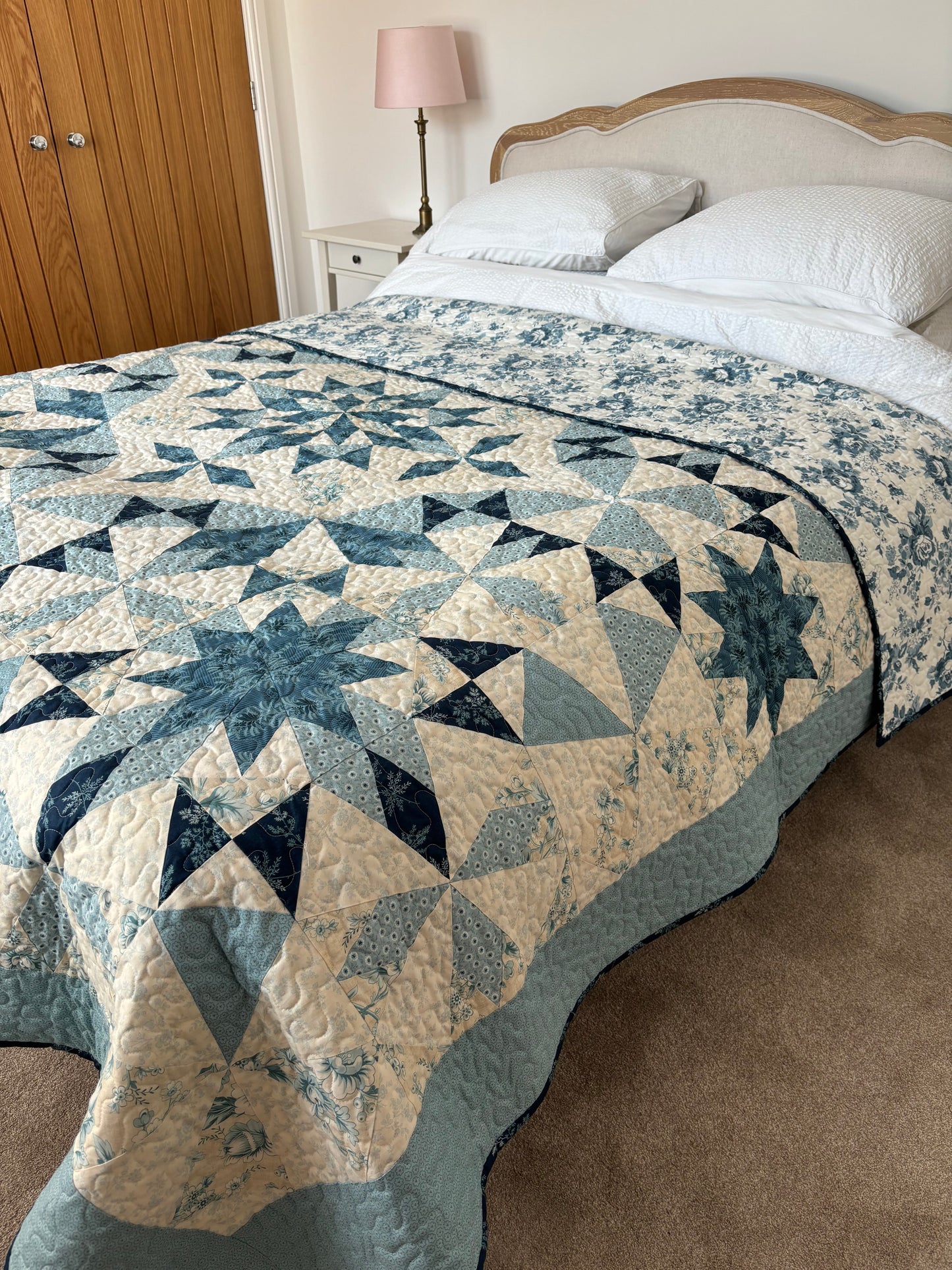 Handmade “Alaska” Patchwork Quilt