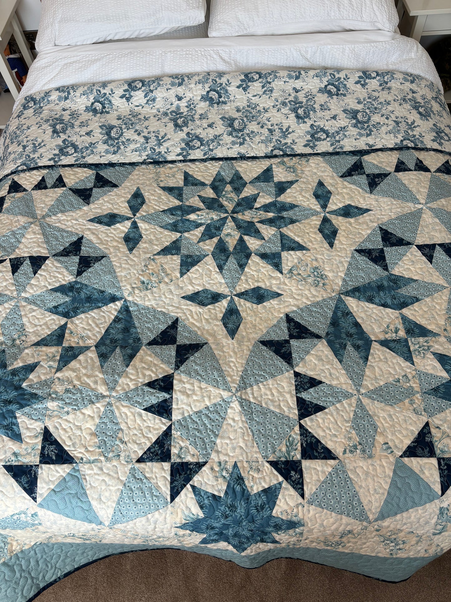 Handmade “Alaska” Patchwork Quilt