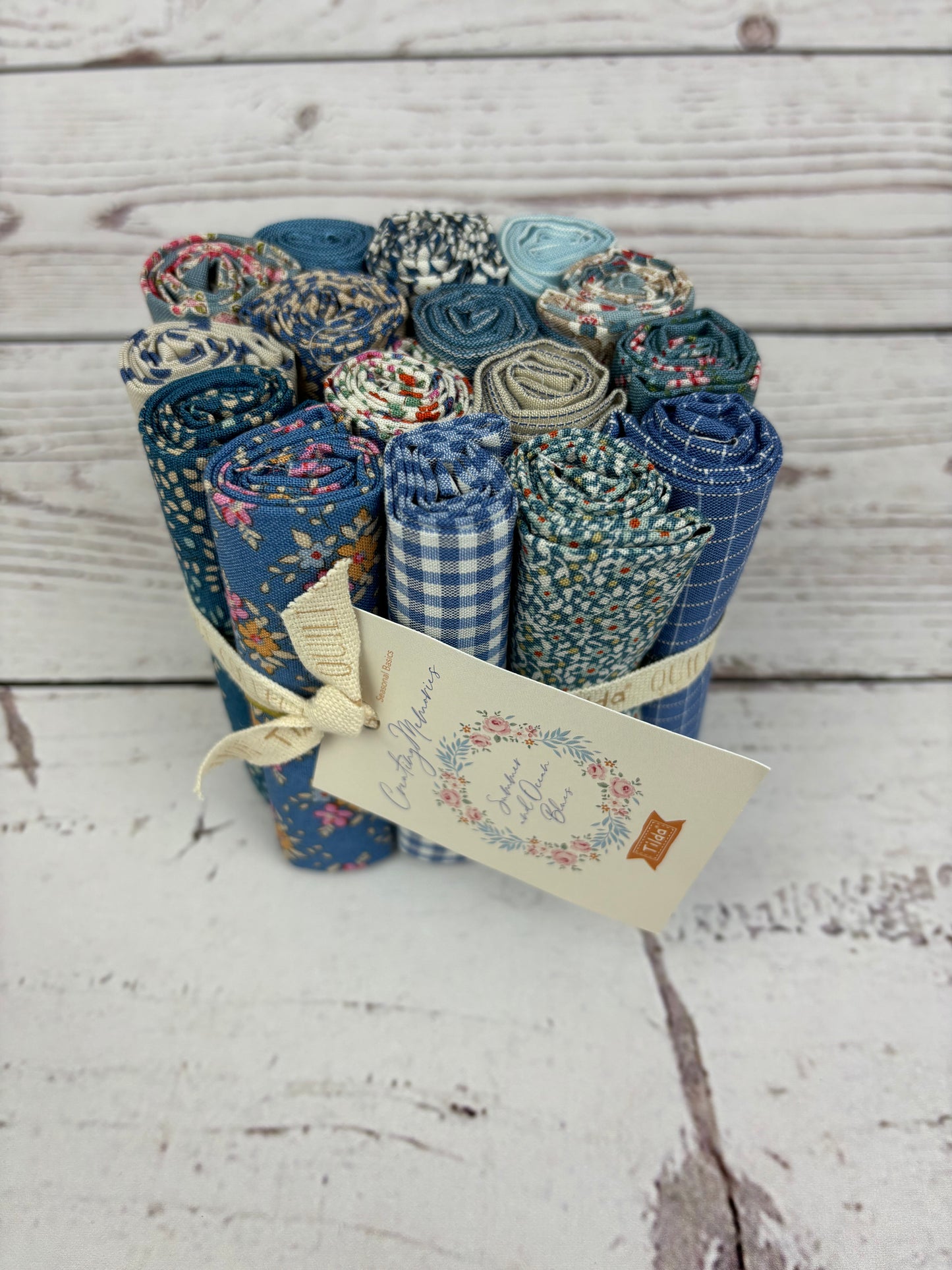 "Creating Memories" By Tilda Fat Eighth Roll Bundle - Summer (16)