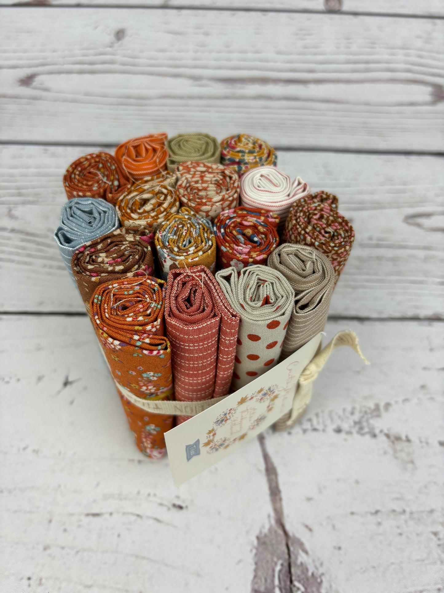 "Creating Memories" By Tilda Fat Eighth Roll Bundle - Autumn (16)